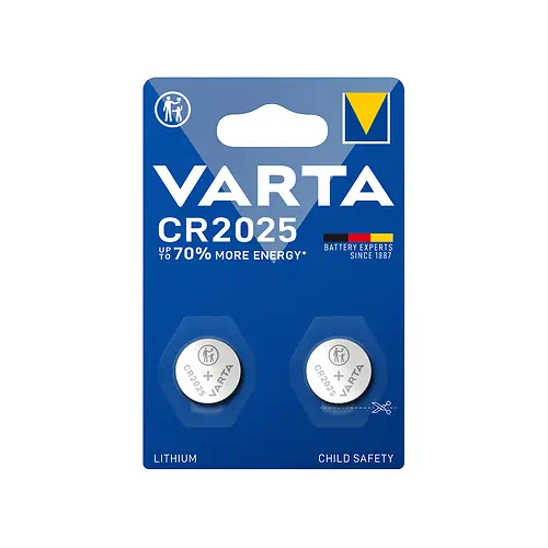 Lithium Battery VARTA CR2025 3V 160mAh