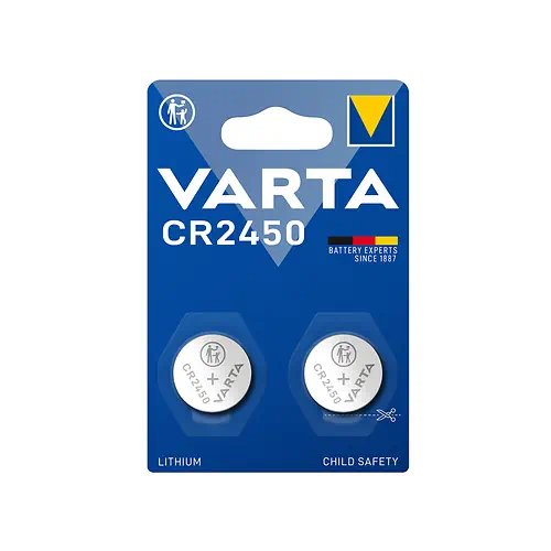 Pile au Lithium VARTA CR2450 3V 620mAh