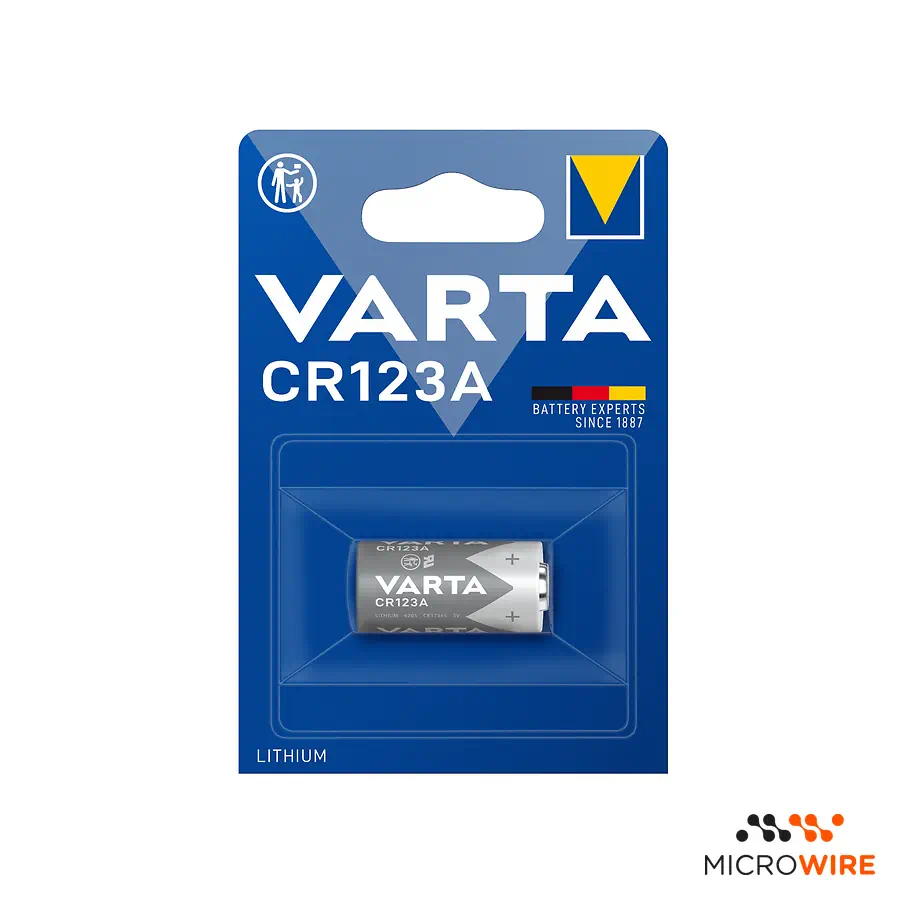 Pilha de Lítio CR123 VARTA