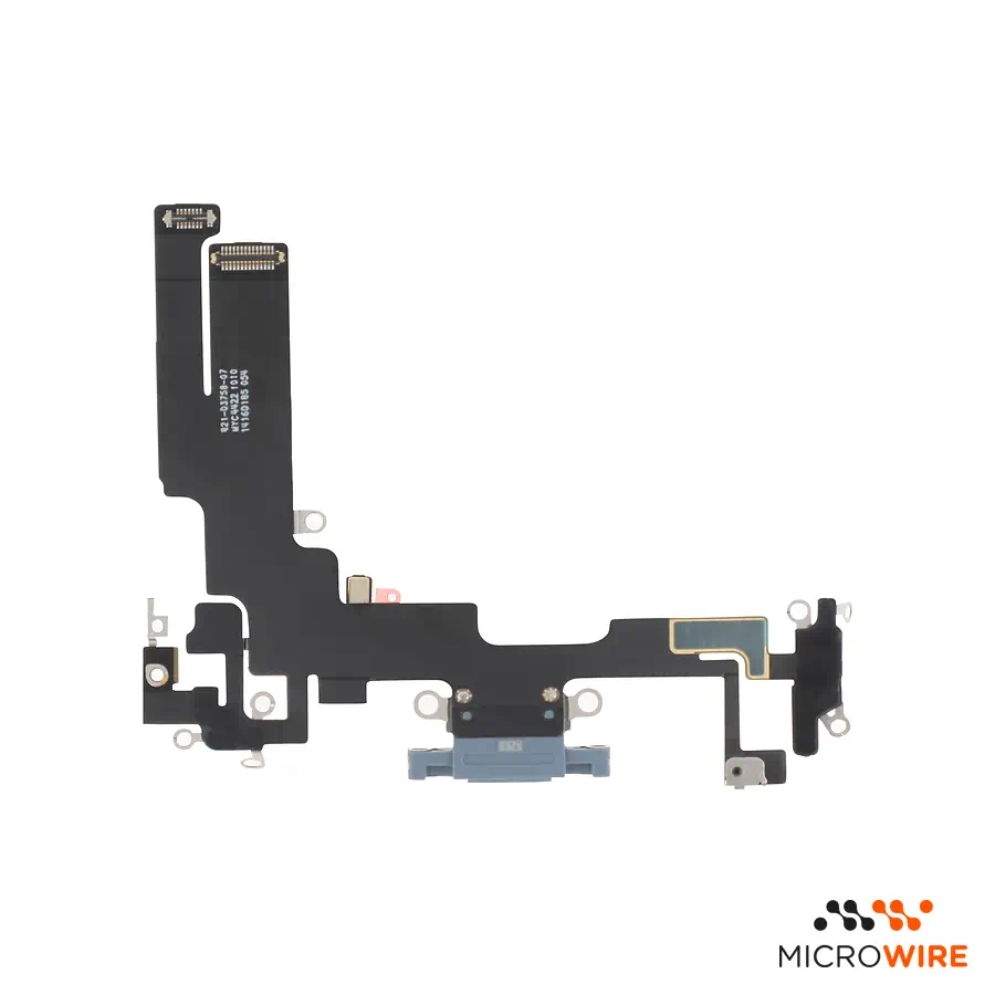 Connecteur de Charge iPhone 14 Bleu