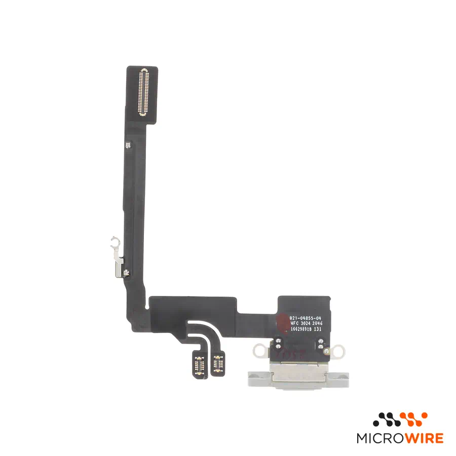 Connecteur de Charge iPhone 16 Pro Titane Blanc