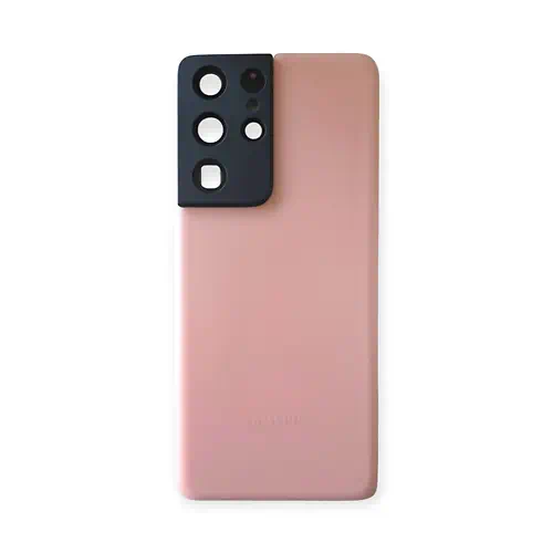 Samsung Galaxy S21 Ultra Pink Back Cover With Lenses