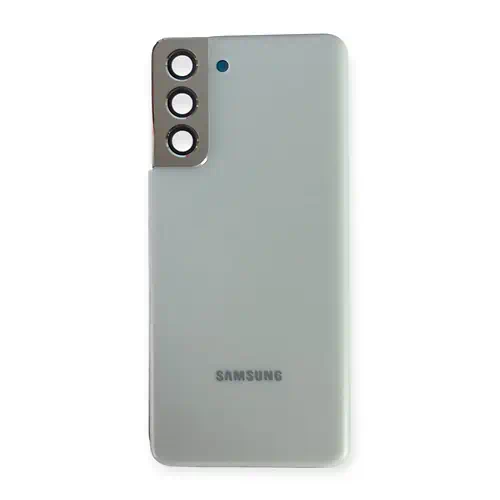 Cache Arrière Samsung Galaxy S21 Blanc Avec Lentilles