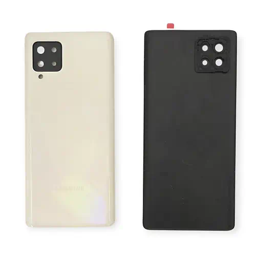 Samsung Galaxy A42 5G Back Cover White With Lenses