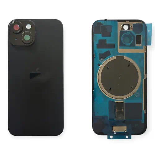 Cache Arrière iPhone 15 Noir Avec Lentilles