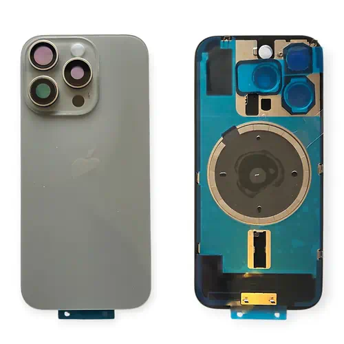 iPhone 16 Pro Grey Back Cover With Lenses