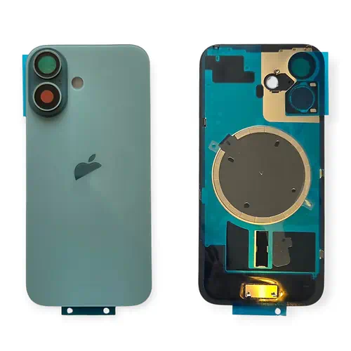 Cache Arrière iPhone 16 Vert Avec Lentilles