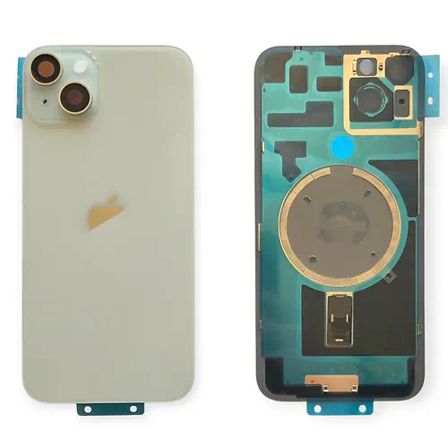 Cache Arrière iPhone 14 Plus Blanc Avec Lentilles