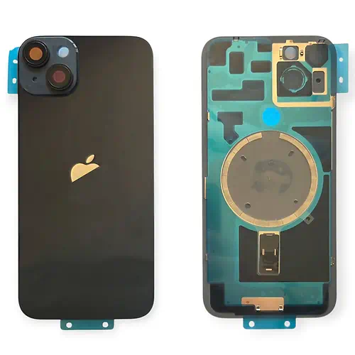 Cache Arrière iPhone 14 Plus Noir Avec Lentilles
