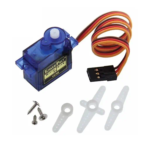 Motor Micro Servo 9g Tower Pro 4.8V to 6V SG90 - 360º