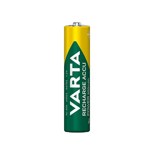 VARTA 4 Pack AAA Rechargeable Batteries 800mAh