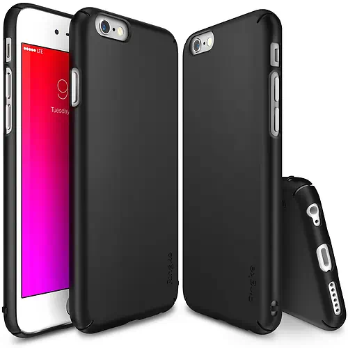 Coque en Silicone Noire iPhone 6