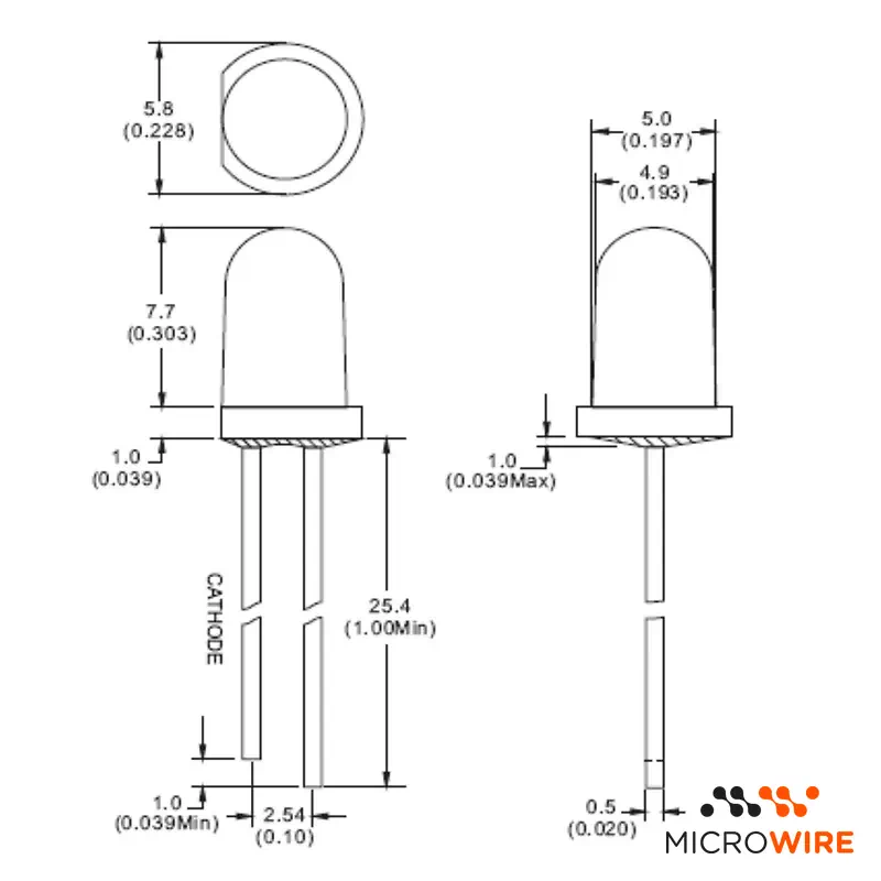 Kit Emissor e Receptor LED IR 5MM