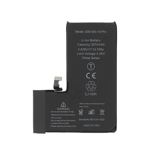 Batterie iPhone 15 Pro 3274mAh Selected
