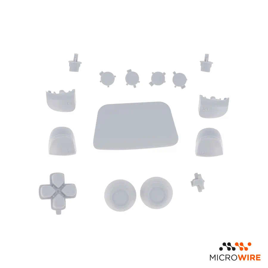 Replacement Button Kit DualSense PS5 Controller White