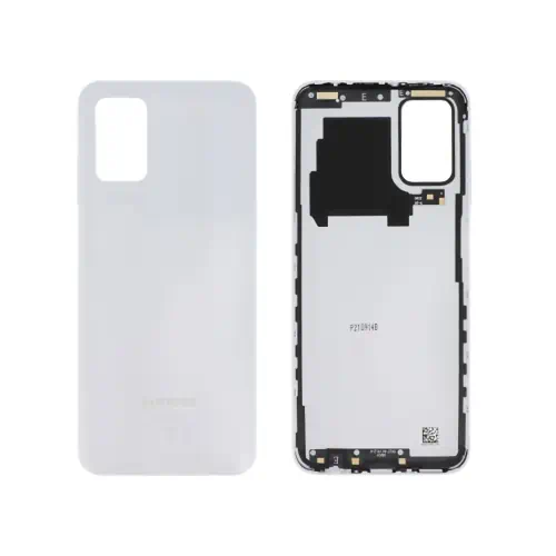 Cache Arrière Samsung Galaxy A03S Blanc Avec Lentilles