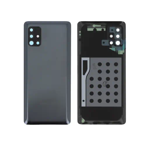 Samsung Galaxy A51 5G Back Cover Black With Lenses