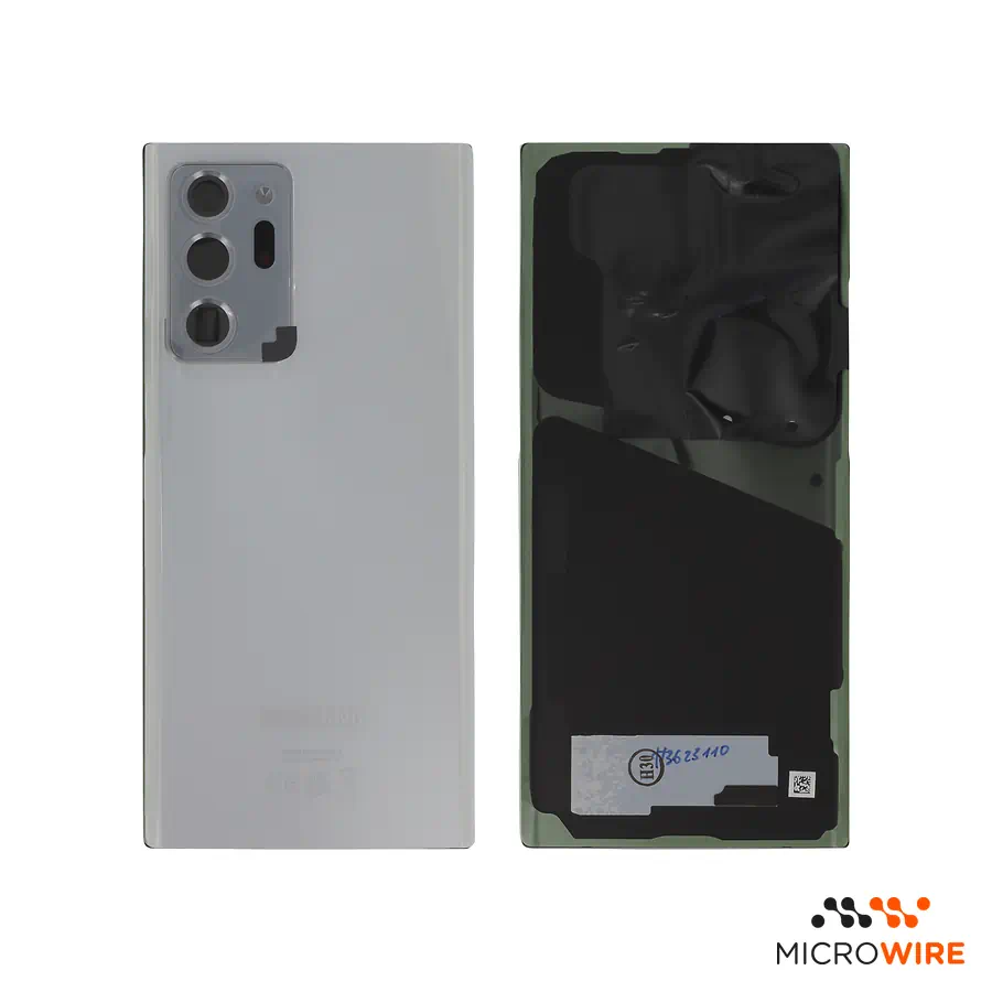 Tampa Traseira Galaxy Note 20 Ultra Branco Com Lentes Câmera