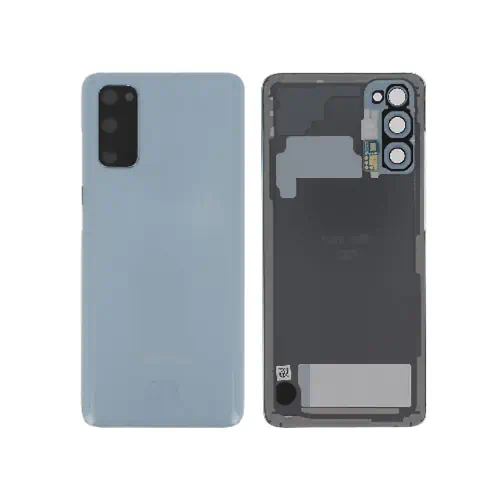 Cache Arrière Samsung Galaxy S20 Bleu Avec Lentilles