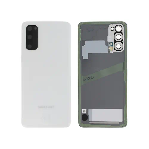 Cache Arrière Samsung Galaxy S20 Blanc Avec Lentilles