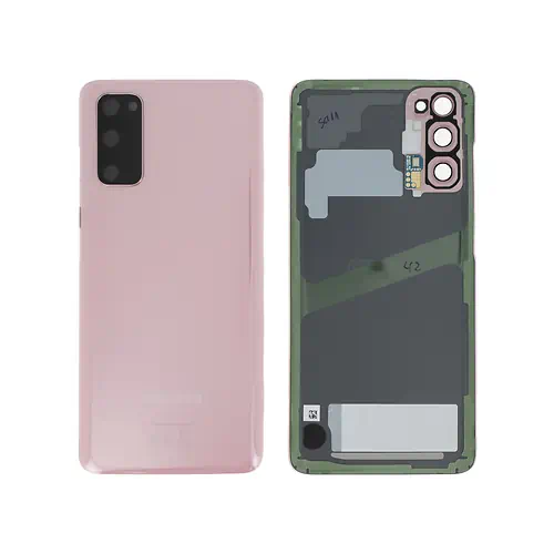 Cache Arrière Samsung Galaxy S20 Rose Avec Lentilles