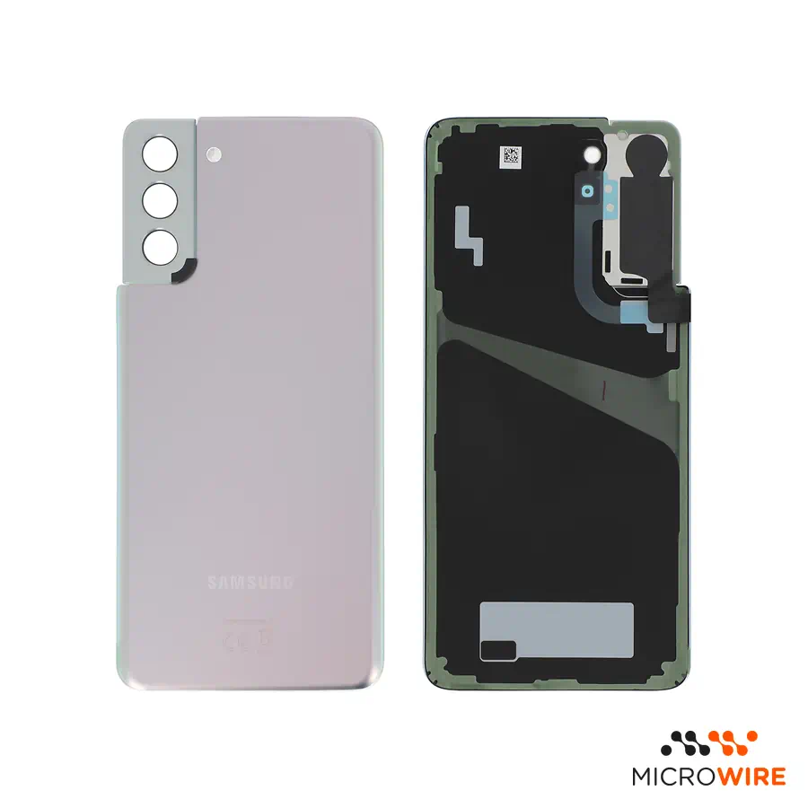 Back Cover Galaxy S21 Plus White With Rear Camera Lens