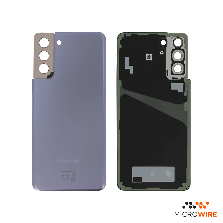 Tampa Traseira Galaxy S21 Plus Lavanda Com Lentes Câmera