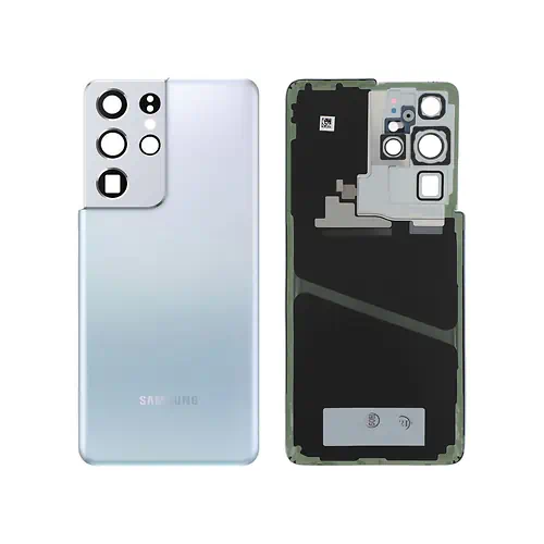 Tapa Trasera Samsung Galaxy S21 Ultra Phantom Silver Con Lentes