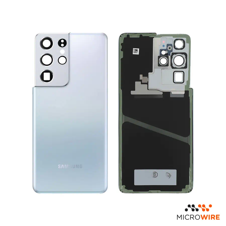Back Cover with Lenses Galaxy S21 Ultra Phantom Silver