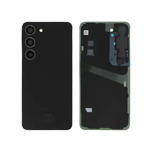Cache Arrière Samsung Galaxy S23 Noir Avec Lentilles