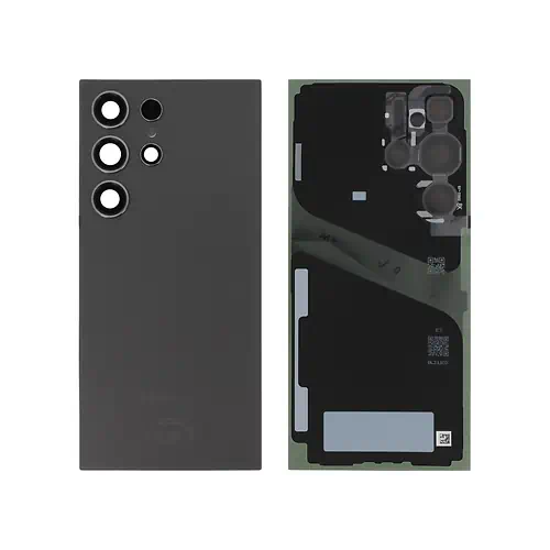 Cache Arrière Samsung Galaxy S24 Ultra Noir Avec Lentilles