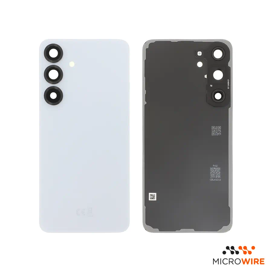 Back Cover Galaxy S25 Plus White With Rear Camera Lens