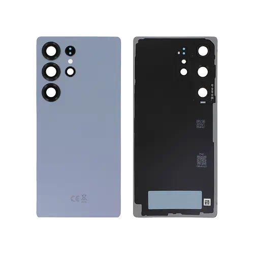 Cache Arrière Samsung Galaxy S25 Ultra Bleu Avec Lentilles