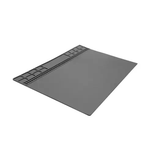 Tapis en Silicone Antistatique Professionnel Gris