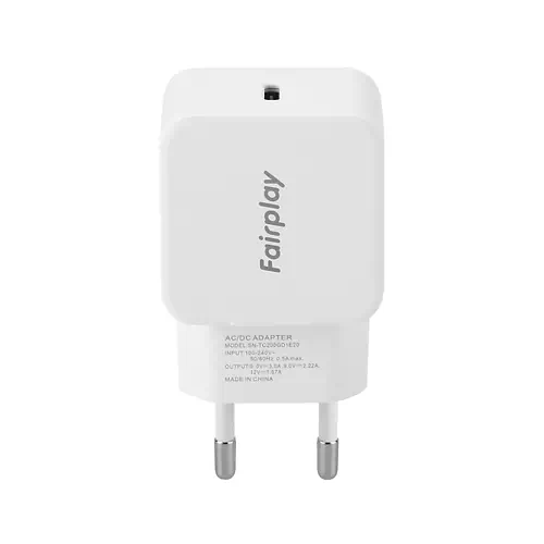 Adaptateur secteur USB Type-C 20W Blanc