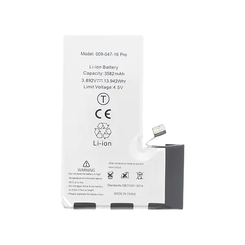 Batterie iPhone 16 Pro 3582mAh Puce TI