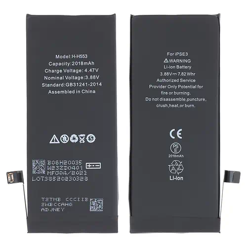 Batterie iPhone SE 2022 2018mAh Chip TI