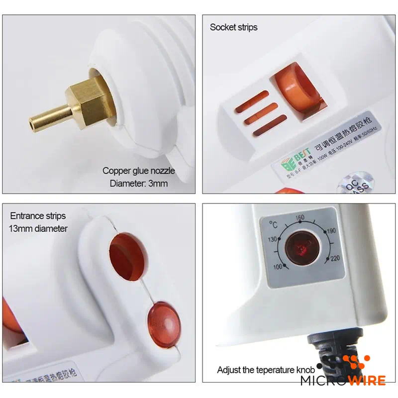 Best Hot Glue Gun Temperature Regulation 100W