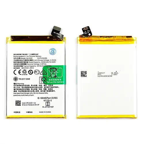 Batterie Oppo A94 4G F19 Pro Reno 5F Reno 5 Lite BLP835 4310mAh