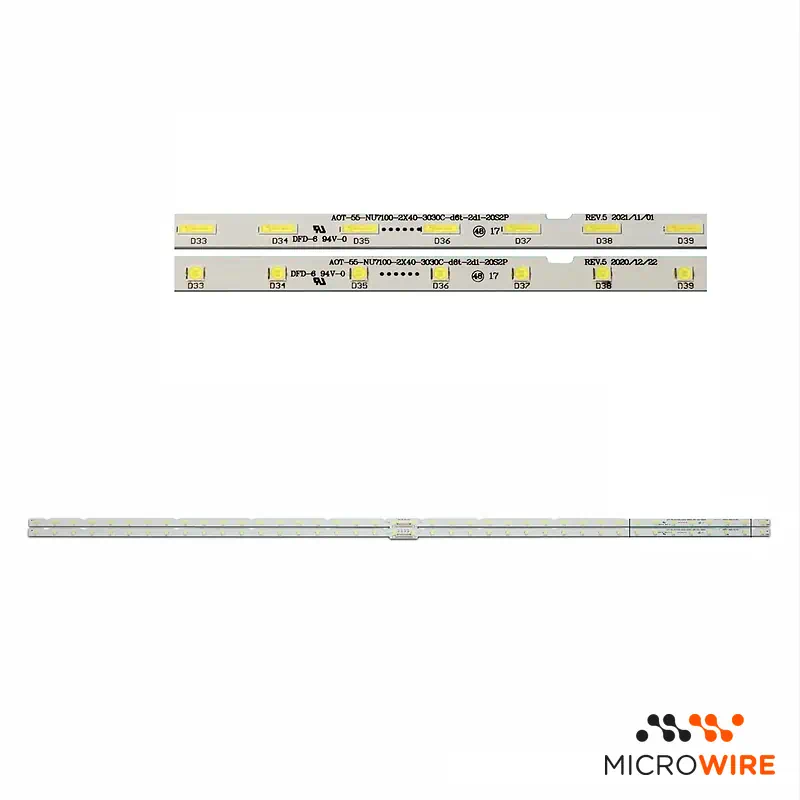 Barras de LED UE55NU7100 UE55NU7300 BN96-46033A LM41-00566A