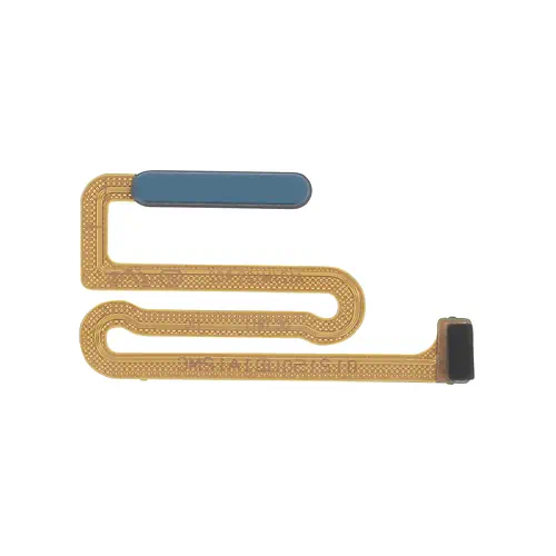 Bouton d'alimentation et Empreinte Digitale Galaxy A12 A125 Bleu