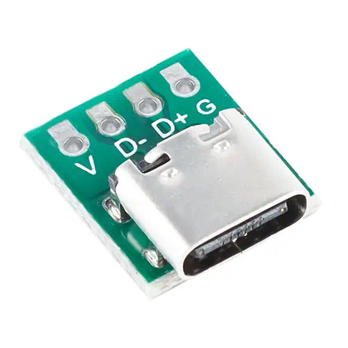 Carte d'Adaptation USB C Femelle