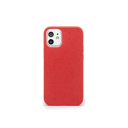 Coque Biodégradable Rouge iPhone 12 Mini
