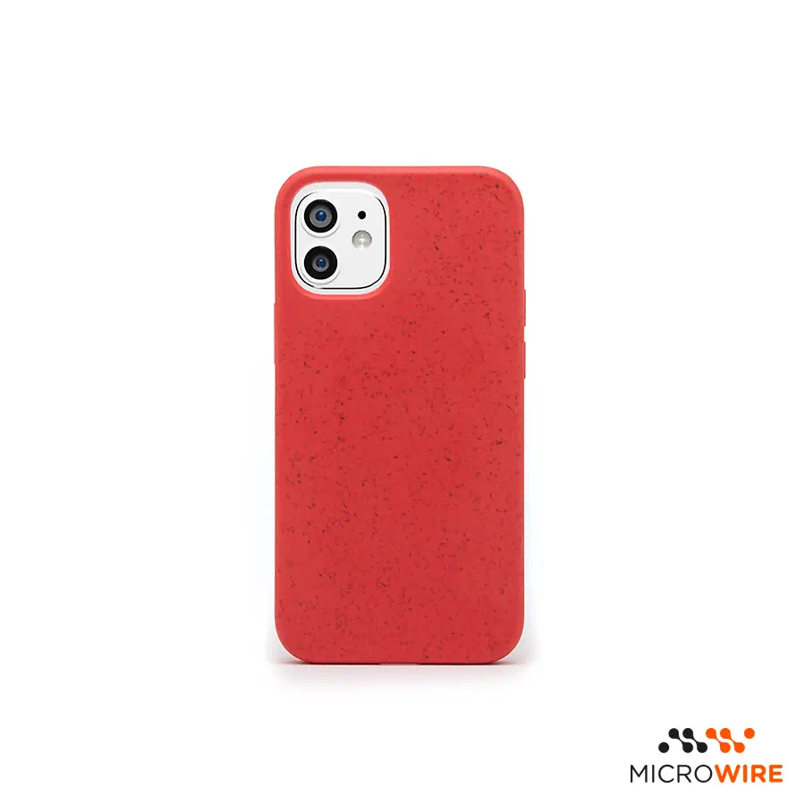 Capa Biodegradável Vermelha Phone 12 Mini