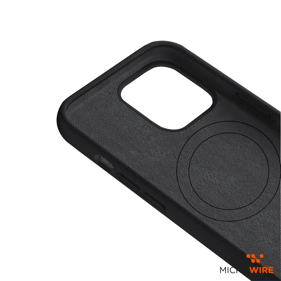Coque Silicone Noire MagSafe iPhone 16 Pro