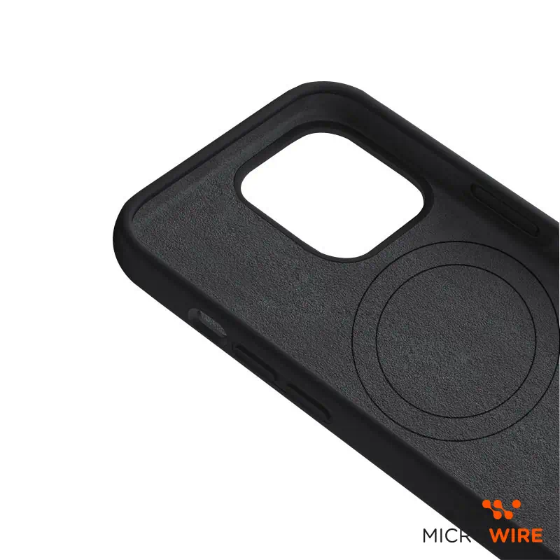 Black Silicone MagSafe Case iPhone 16 Pro Max