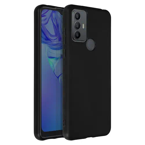 Black Silicone Case TCL 30 SE