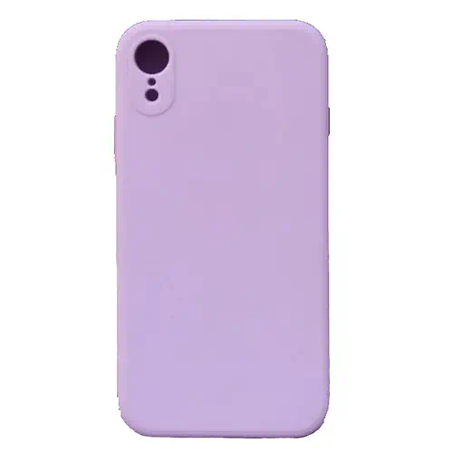 Coque en Silicone Violette pour iPhone XR
