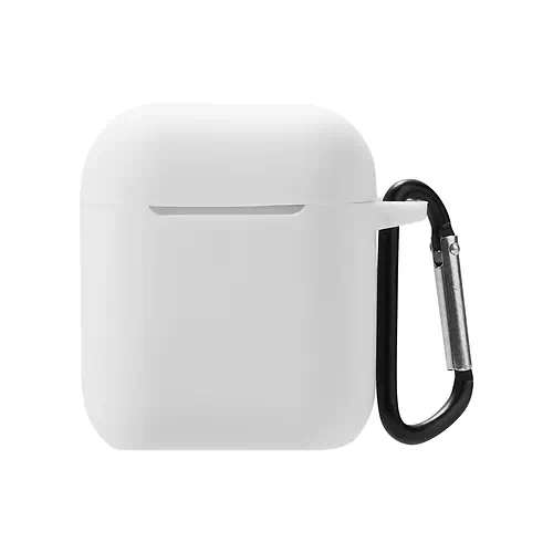 Coque en Silicone Apple AirPods 2ème Gén Blanc