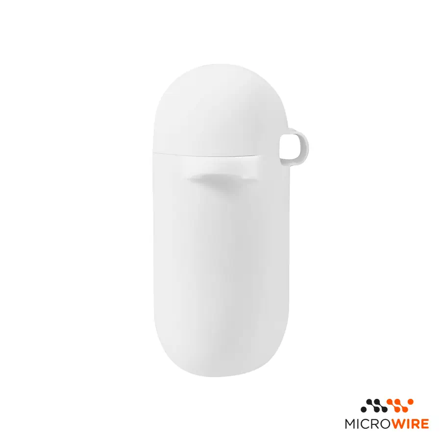 Coque en Silicone Apple AirPods 2ème Gén Blanc